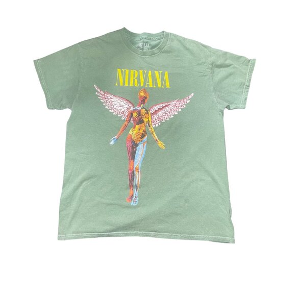 NIRVANA Tops - Nirvana “In Utero” Album Cover Graphic T‑Shirt – Size Medium